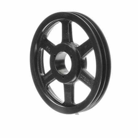 Browning 2 Groove Cast Iron Bushed Bore Multiple Sheave, 2TB124 2TB124